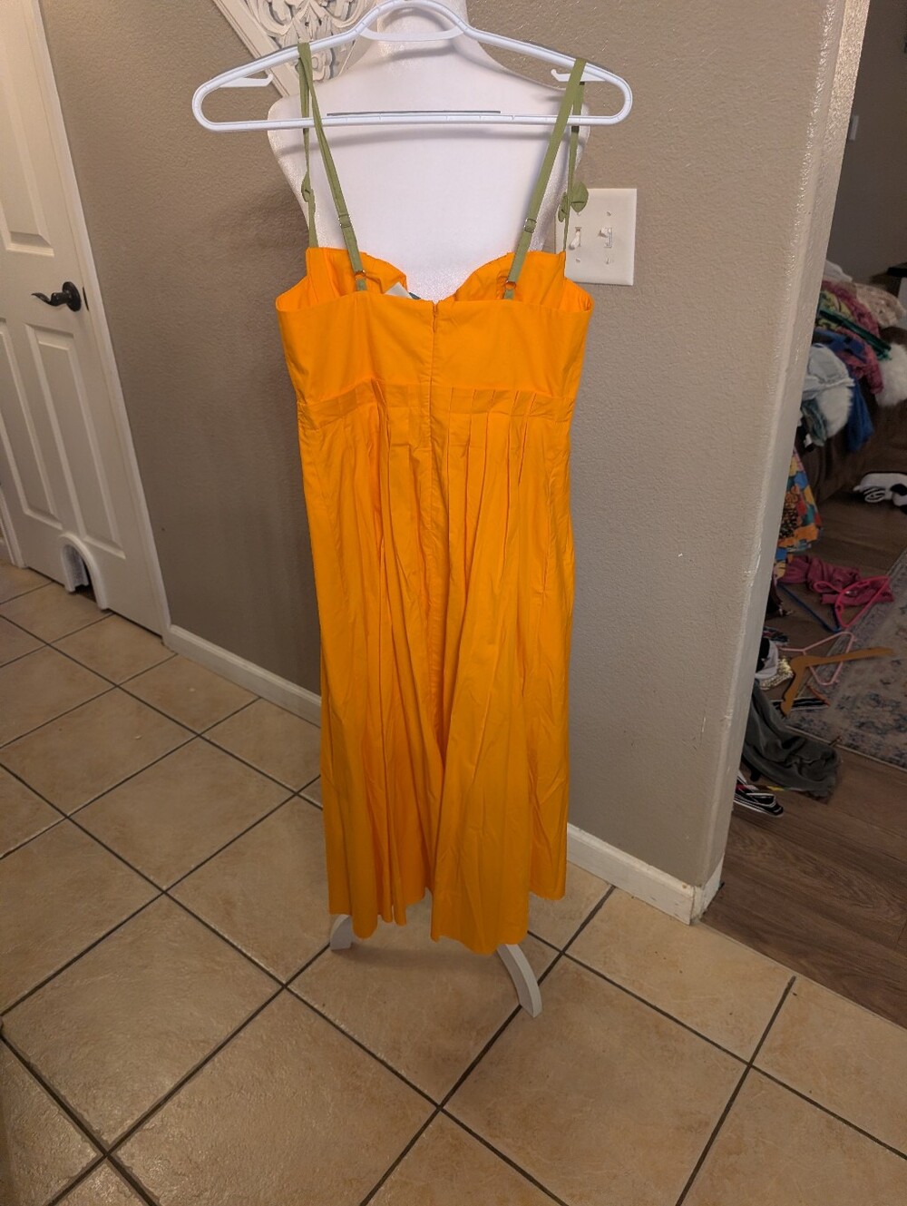 Farm Rio Orange Midi Sundress - Picture 4 of 5